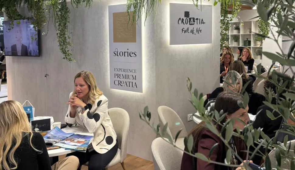Zagreb, 04.12.2025. - &Scaron;esnaest tvrtki i 40 predstavnika hrvatskog turizma predstavljaju premium turističku ponudu od 1.do 4. prosinca na međunarodnoj burzi luksuznih putovanja ILTM u francuskom Cannesu, s ciljem jačanja prepoznatljivosti Hrvatske kao cjelogodi&scaron;nje visoko kvalitetne destinacije, izvijestili su iz HGK i HTZ-a. foto HINA/ HGK/ HTZ/ tm
