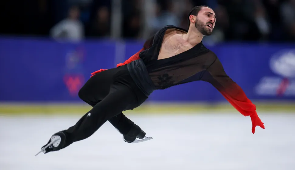 05.12.2025., Klizaliste Velesajam - 57. Zlatna pirueta Zagreba 2025. Muski, finale. Pobjednik Kevin Aymoz, Francuska. Photo: Igor Kralj/PIXSELL