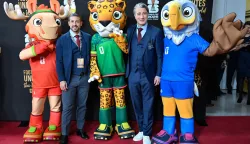 05.12.2025, John F. Kennedy Center, Washington D.C, USA, FIFA WM, Auslosung f?r die Gruppenphase, im Bild Assistenztrainer Davide Calla und Trainer Murat Yakin // during the draw for the group stage of the 2026 FIFA World Cup at the John F. Kennedy Center in Washington D.C, United States on 2025/12/05. EXPA Pictures ? 2025, PhotoCredit: EXPA/ Freshfocus/ Toto Marti  *****ATTENTION - for AUT, SLO, CRO, SRB, BIH, MAZ, ITA only***** Photo: EXPA/ Freshfocus/ Toto Marti/EXPA