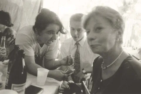 Kre&scaron;imir Sudar s mamom Bibom