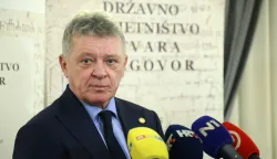 Zagreb, 08.12.2025. - Državno odvjetni&scaron;tvo Republike Hrvatske (DORH) predstavilo je prvi broj svoga časopisa Državno odvjetni&scaron;tvo otvara razgovor (DOOR). Na fotografiji Ivan Turudić. foto HINA/ Lana SLIVAR DOMINIĆ/ ml