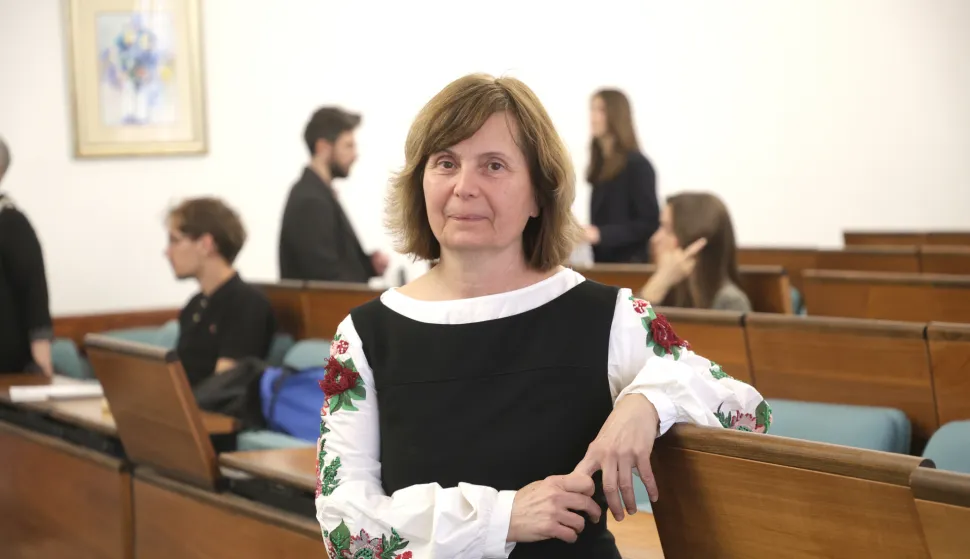 Osijek, 10. 03. 2025., Trg Sv. Trojstva, Rektorat, tjedan mozga, otvaranje tjedna mozga, MArija HefferSNIMIO BRUNO JOBST