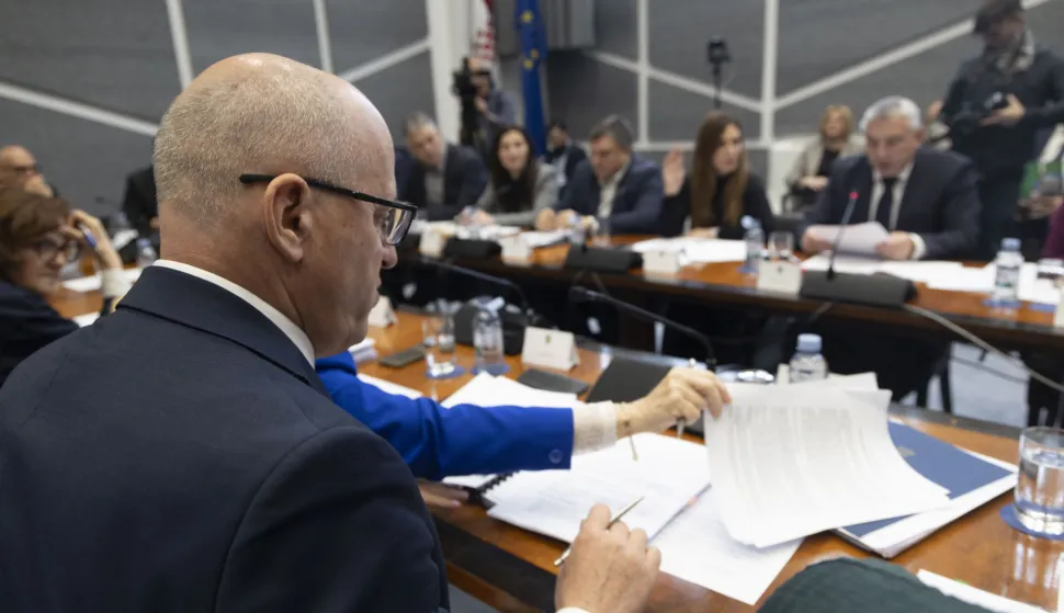 Zagreb, 09.12.2025 - Odbor za prostorno uređenje i graditeljstvo. Na fotografiji Branko Bačić. foto HINA/ Daniel KASAP/ dk