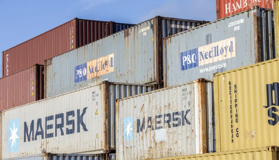 epa12084332 Shipping containers are stacked at a container terminal near the Miami International Airport in Miami, Florida, USA, 08 May 2025. During his second presidency, US President Donald Trump significantly expanded the use of protective tariffs, intensifying his 'America First' trade program. These tariffs were designed to shield US industries from foreign competition, particularly targeting countries like China, but also extending to allies such as Canada, Mexico, and European nations. EPA/CRISTOBAL HERRERA-ULASHKEVICH