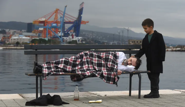 goran bare & majke snimaju spot na terminalu redatelj filip gržinčićterminal, rijeka02.12.25.Foto:Dean Miculinić