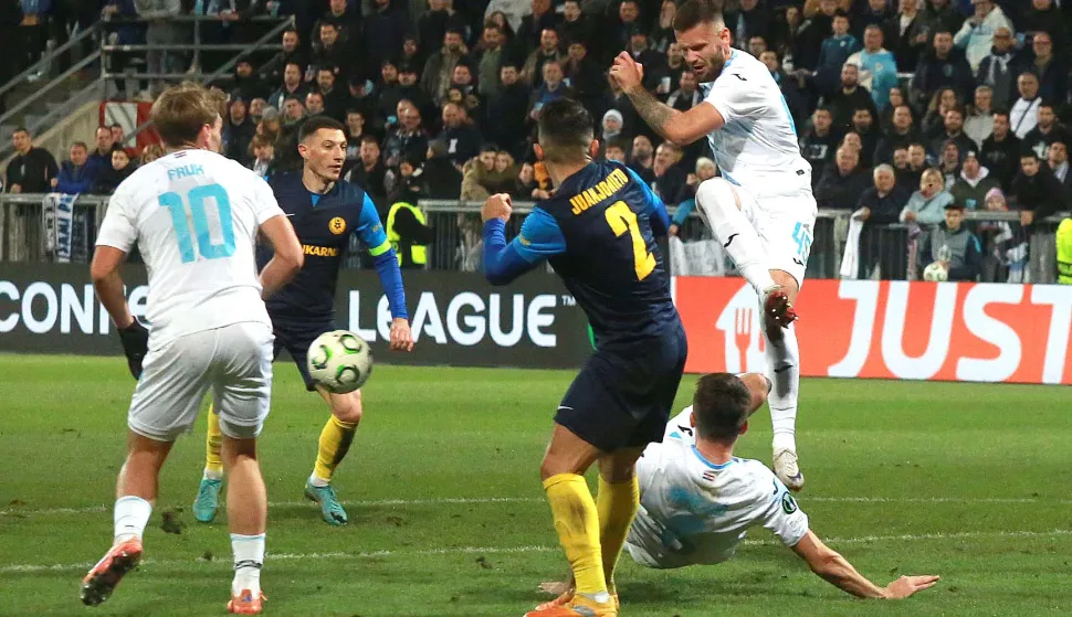 Rijeka, 11.12.2025 - Susret 6. kola Konferencijske lige izme?u nogometa?a Rijeke i Celja. foto HINA/ Miljenko KLEPAC/ ik