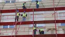 Zagreb, 14.05.2025.- Ilustracija građevinski radnici.foto HINA/ Admir BULJUBAŠIĆ/ abu