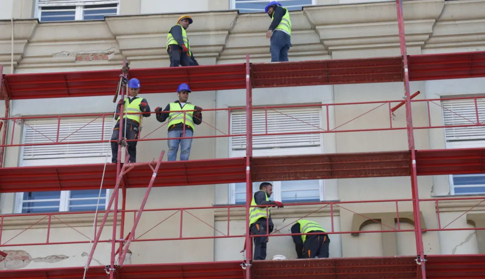 Zagreb, 14.05.2025.- Ilustracija građevinski radnici.foto HINA/ Admir BULJUBAŠIĆ/ abu