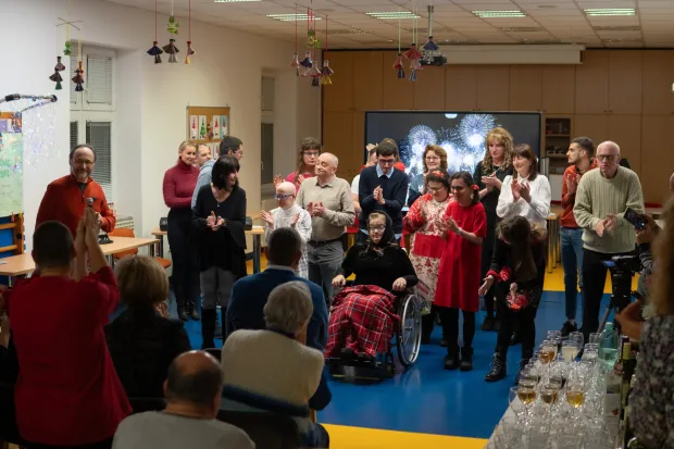 Osijek, 13. 12. 2025., Dru&scaron;tvo OIT - Godi&scaron;nja proslavaosobe s intelektualnim te&scaron;koćama; OIT; proslava