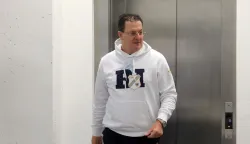 04.02.2025., Rijeka - Predsjednik HNK Rijeka Damir Miskovic odrzao je konferenciju za medije. Photo: Goran Kovacic/PIXSELL