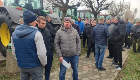 Prosvjed poljoprivrednika u Bo&scaron;njacimafoto: Marija Le&scaron;ić Omerović