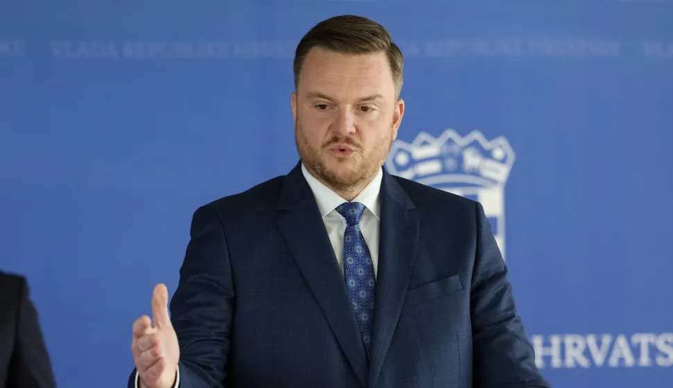 Zagreb, 13.11.2025 - Ministar financija Marko Primorac dao je izjavu o proračunu nakon sjednice Vlade RH.foto HINA/ Damir SENČAR/ ds