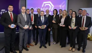 Zagreb, 15.12.2025 - Dodjela godi&scaron;njih nagrada Zagrebačke burze za 2025. godinu. Na slici svi nagrađeni.foto HINA/ Damir&nbsp;SENČAR/&nbsp;ds