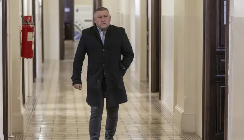 13.01.2025., Osijek - Zupanijski sud u Osijeku, nastavak sudjenja bivsem zupanu Vukovrasko srijemske zupanije Damiru Dekanicu. Photo: Davor Javorovic/PIXSELL