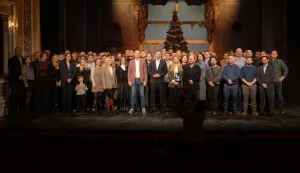 Osijek, 18. 12. 2025., Dodjela potpora poduzetnicima iz opžeg programa poticanja razvoja Grada Osijekapotpore; poduzetnici; Grad Osijek; HNK