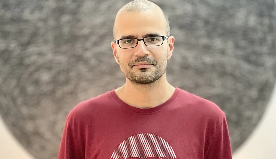 Osijek, 21. 07. 2022, MLU, predavanje o svemiru, u sklopu izlozbe Poravnanje/Alignment - autor izlozbe Miran BlazekaSNIMIO BRUNO JOBST