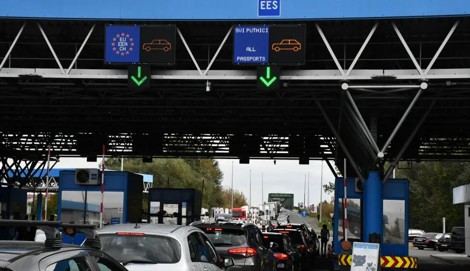 12.10.2025., Stara Gradiska - Uvodjenje Rntry/Exit sustava na granicnom prijelazu Stara Gradiska. Photo: Ivica Galovic/PIXSELL