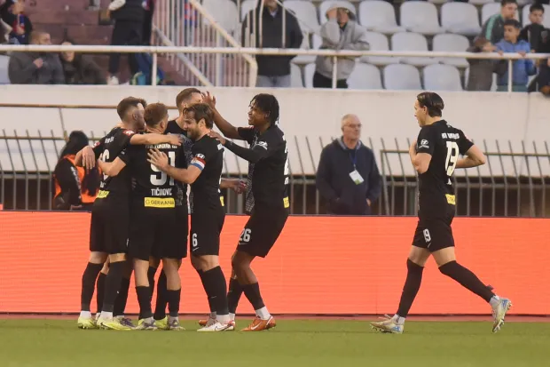 Split-21.12.2025. Susret 18. kola hrvatskog nogometnog prvenstva Hajduk - Vukovar. foto HINA/ Mario STRMOTIĆ/ms 