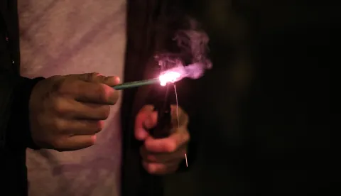 17.12.2020., Zagreb - Ilustracija za pirotehniku u vrijeme blagdana. Pirotehnika se sluzbeno smije prodavati od 15.12. Photo: Emica Elvedji/PIXSELL