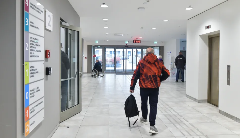 27.03.2023., Zagreb- Hodnici u KB Sveti Duh. Photo: Sandra Simunovic/PIXSELL