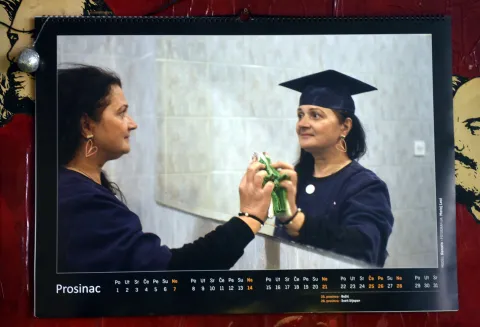 Zagreb, 12.12.2025 (nedeljni broj) - prica o kalendar s cistacicama Filozofskog fakulteta, tekst T.Pavic.foto Davor Kovacevicnedeljni broj