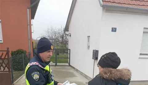 policija, preventivna akcija, donji miholjac, prosinac 2025.
