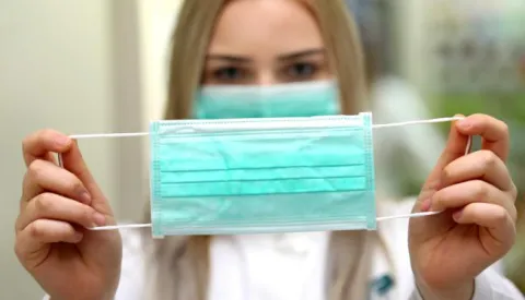 01.02.2020., Sibenik - Medicinska maska za lice. Photo: Dusko Jaramaz/PIXSELL