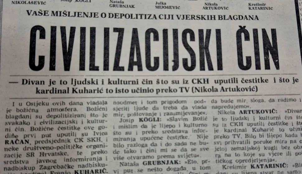 Osamdesete su bile godine...Božić i Nova godinaGlasova arhiva