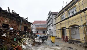 Petrinja, 22.12.2025 (nedeljni broj) - 5 godina proslo je od potresa u Petrinji, na slici, tekst S.Pavic.foto Davor Kovacevicnedeljni broj