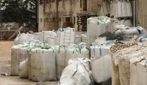 25.02.2025., Gospic - Gradjanska inicijativa Spasimo Gospic ovog vikenda priprema novi prosvjed koji ce se odrzati u krugu bivseg PPK Velebit. Mladi aktivist Mihael Podnar sa svojim mjestanima traze sto hitniju sanaciju tla i samog pogona u kojem se godinama bez dozvola deponirao stetni otpad, starih lijekova plastike i medicinskog otpada. Prema istraziteljima za nezakonito odlaganje sumnjici se poduzetnik Josip Sincek sa suradnicima. Prema prijavi stanovnika i susjeda obliznjeg pogona sumnja se na preko stotinu tona opasnog otpada koji je ilegalno daponiran i obradjivan u strojevima za mljevenje. Photo: Robert Anic/PIXSELL