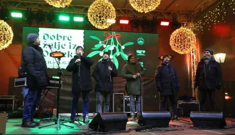 Osijek, 27. 12. 2025, Advent u Tvrđi, koncert klape &Scaron;ufit.snimio GOJKO MITIĆ