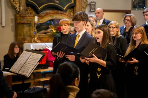 Božićni koncert Pjevačkoga dru&scaron;tva sv. Josipa Osijek2025.Snimio: Bojan Uranjek