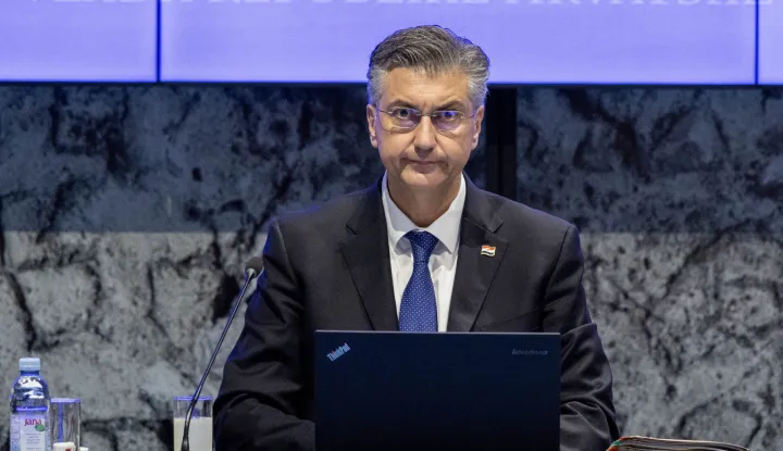 Zagreb, 30.12.2025 - Sjednica Vlade Republike Hrvatske. Na slici Andrej Plenković.Foto Hina/ Dario GRZELJ/ dag