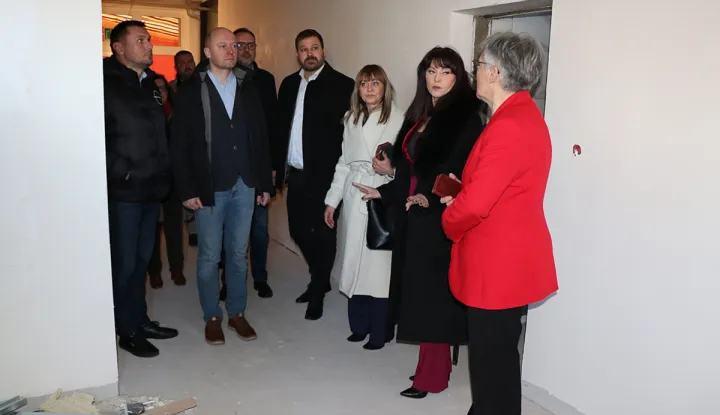 ĐakovoŽupanica OBŽ Nata&scaron;a trami&scaron;ak u obilasku radova na rekonstrukciji i pro&scaron;irenju Doma za starije i nemoćne osobe Đakovoprosinac 2025.