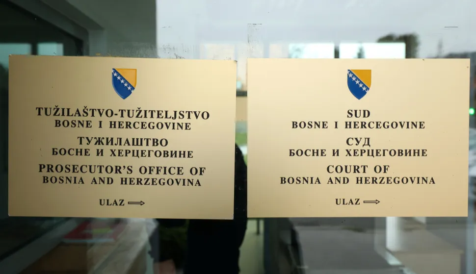 08.11.2022., Sarajevo, Bosna i Hercegovina - Zgrada Suda i Tuziteljstva Bosne i Hercegovine. Photo: Armin Durgut/PIXSELL