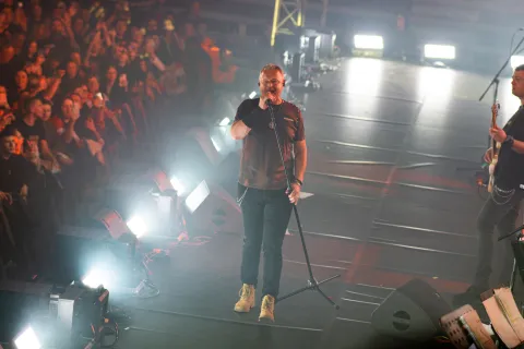 Osijek, 21. 11. 2025., Koncert Thompson Dvorana Gradski vrtMarko Perković Thompson; koncert