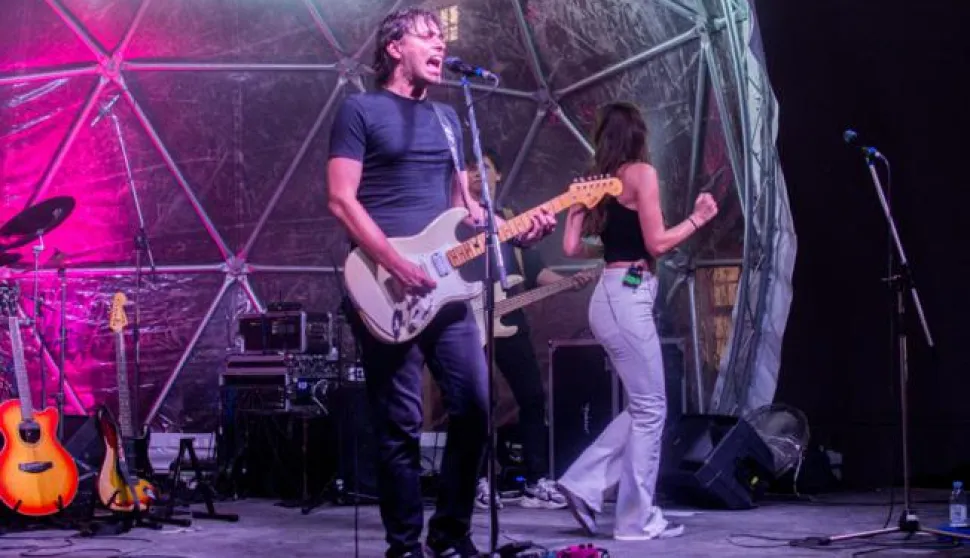 OSIJEK- 10.07.2021., dvoriste Stare pekare, koncert grupe Silente.Foto: Andrea Ilakovac