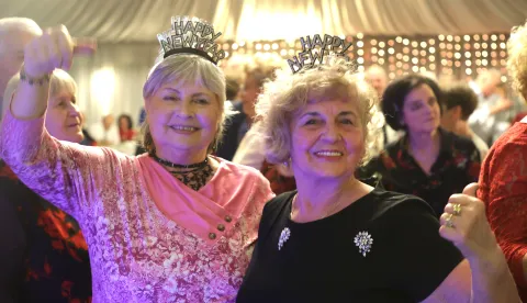 Osijek, 31. 12. 2025.,Riverside; obilazak, umirovljenici, zabava, doček 2026, Nova godina Nova 2026, dežurne službeSNIMIO BRUNO JOBST