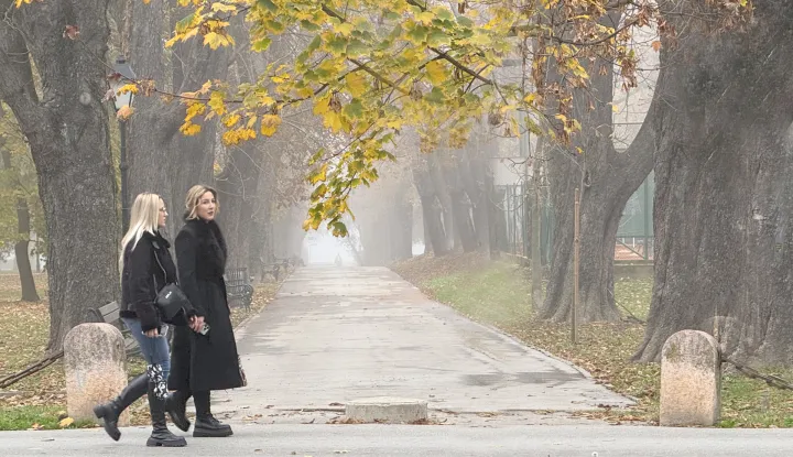 Osijek, 10. 11. 2025., slobodnjaci, slobodnjak, jesen; magla; &scaron;etnja; hladno vrijemeSNIMIO BRUNO JOBST