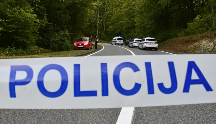 08.10.2023., Sovski Dol - Teska prometna nesreca na cesti D 38 izmedju Sovskog Dola i Pake u kojoj su zivot izgubila dva motociklista. Photo: Ivica Galovic/PIXSELL