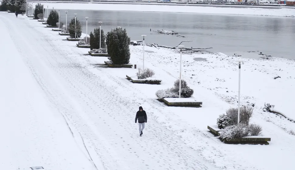 Osijek, 04. 01. 2026., foto&scaron;etnja, zima, hladno vrijeme, snijegSNIMIO BRUNO JOBST