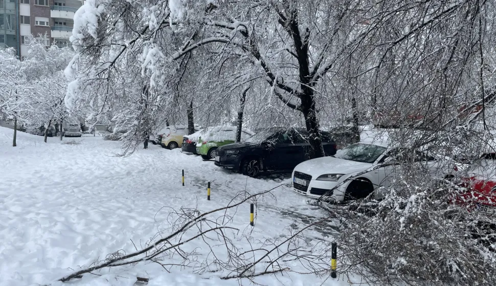 Beograd, 5.1.2026. - Posljedice nevremena u Srbiji. foto HINA/ FoNet/ Ivana &Scaron;anjević/ ml