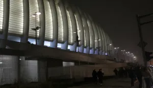 Zagreb.27.12.2025.- Gledatelji dolaze u zagrebačku Arenu na koncert Marka Perkovića Thomsona.Foto HINA/Tomislav Pavlek/ tp