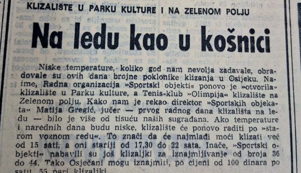 Klizali&scaron;te je bilo hit 1998. godine u Osijeku