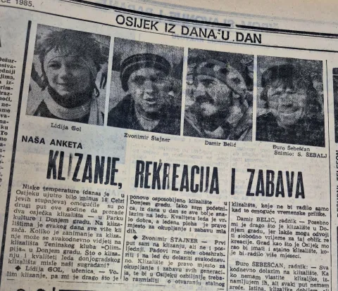 Klizali&scaron;te je bilo hit 1998. godine u Osijeku