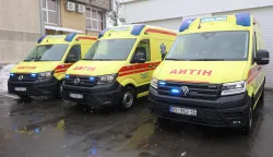 Osijek, 07. 01. 2026, Županica Nata&scaron;a Trami&scaron;ak posjetila Zavod za hitnu medicinu OBŽ, u Hutlerovoj ulici. Nova vozila.snimio GOJKO MITIĆ