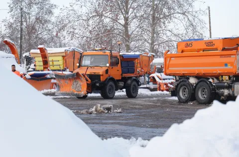 Osijek, 08. 01. 2026., CESTING, zimska služba, ralice, ralica, obilazak, Nata&scaron;a Trami&scaron;ak - županicaSNIMIO BRUNO JOBST