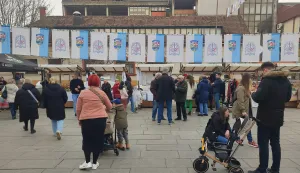 Županjci na trgu, ožujak 2025.foto:Marija Le&scaron;ić Omerović