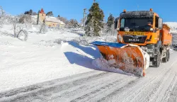 reportaza gracac i okolica snjezni uvijeti na cesti 08.01.2026 zadar