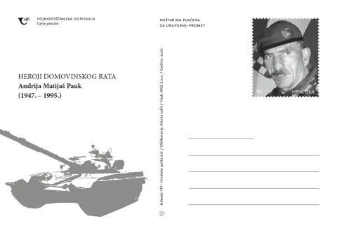 Heroji Domovinskog rata na dopisnicama Hrvatske po&scaron;te za nove ročnike